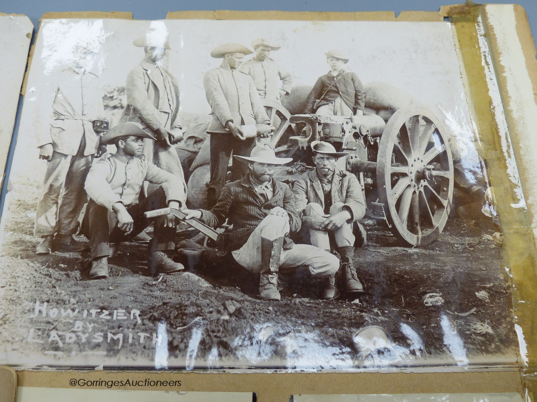 An archive of Boer War photos and ribbons